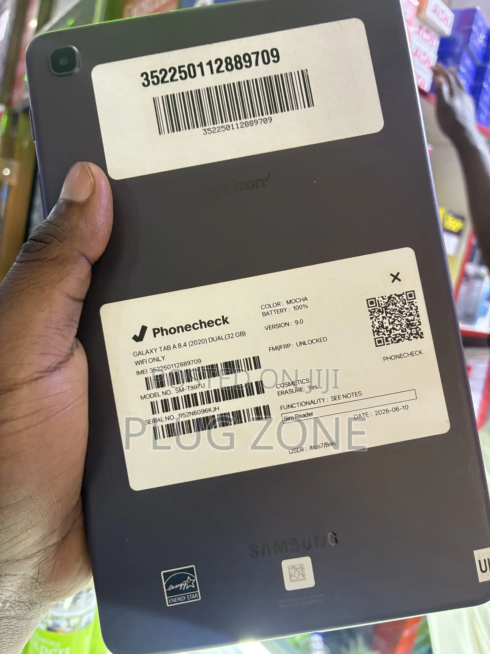 New Samsung Galaxy Tab A 8.4 (2020) 32 GB Black