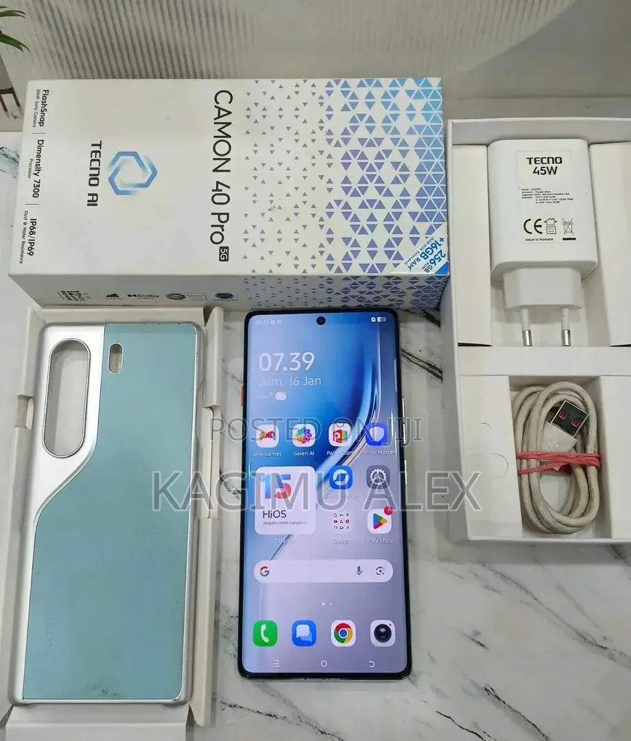 New Tecno Camon 40 Pro 5G 256 GB Green