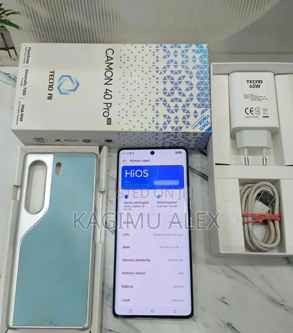 New Tecno Camon 40 Pro 5G 256 GB Green