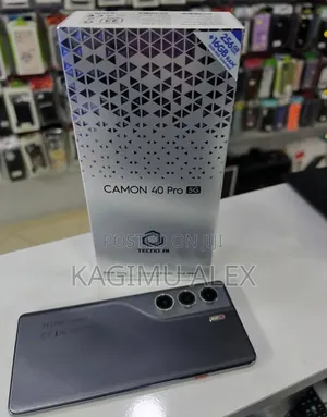 New Tecno Camon 40 Pro 5G 256 GB Black