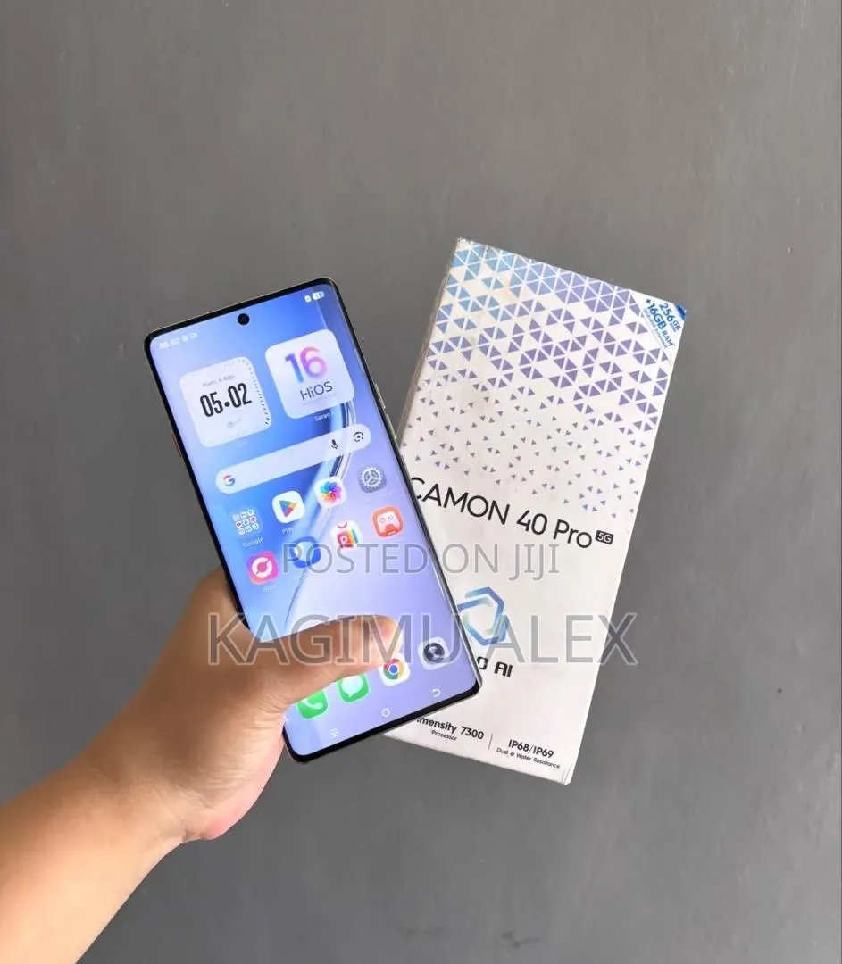 New Tecno Camon 40 Pro 5G 256 GB Black