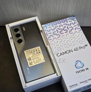 New Tecno Camon 40 Pro 5G 256 GB Black