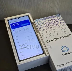 New Tecno Camon 40 Pro 5G 256 GB Black