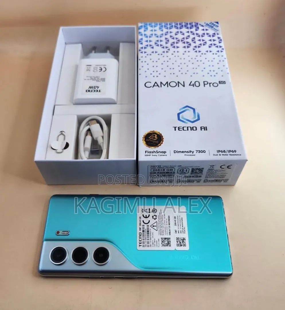 New Tecno Camon 40 Pro 5G 256 GB Green