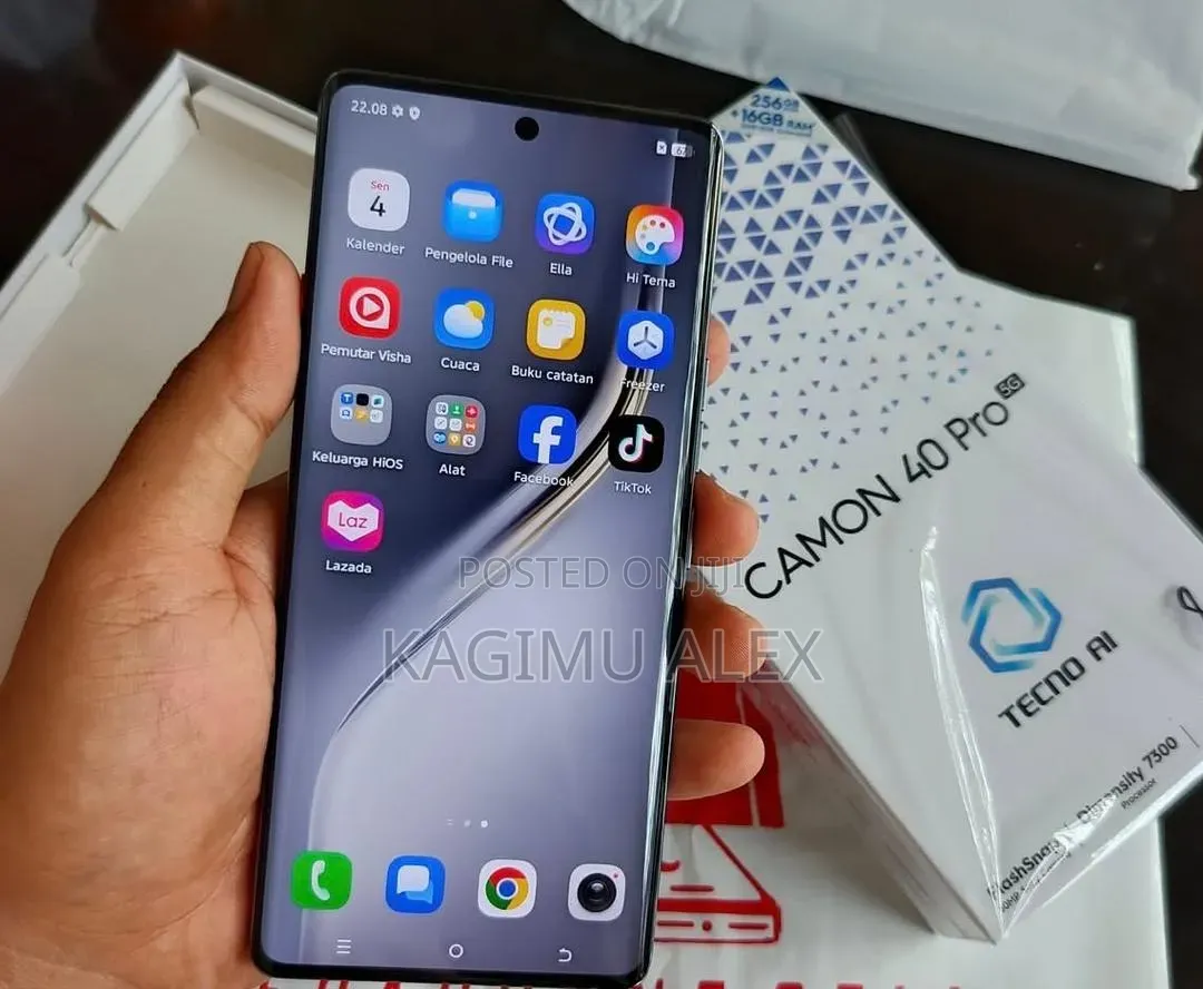 New Tecno Camon 40 Pro 5G 256 GB Gray