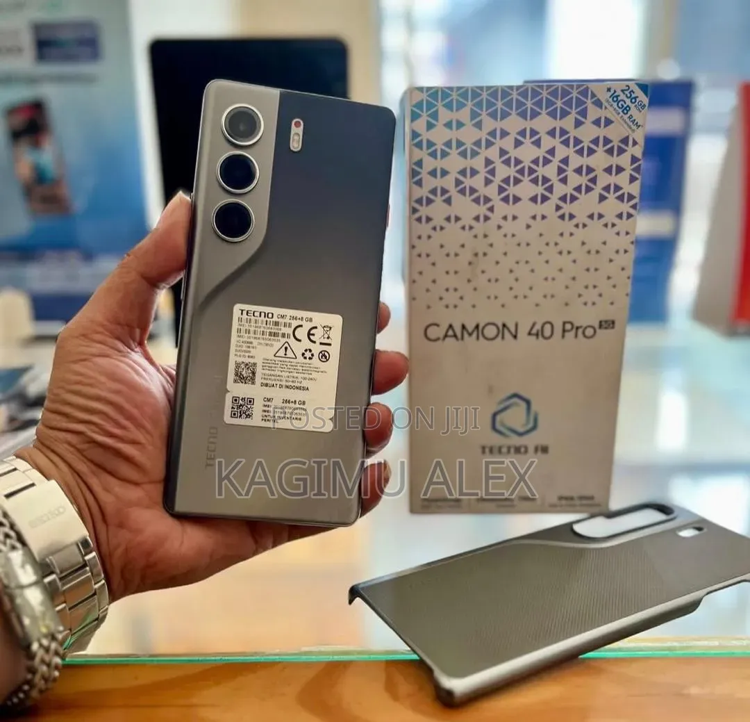 New Tecno Camon 40 Pro 5G 256 GB Black