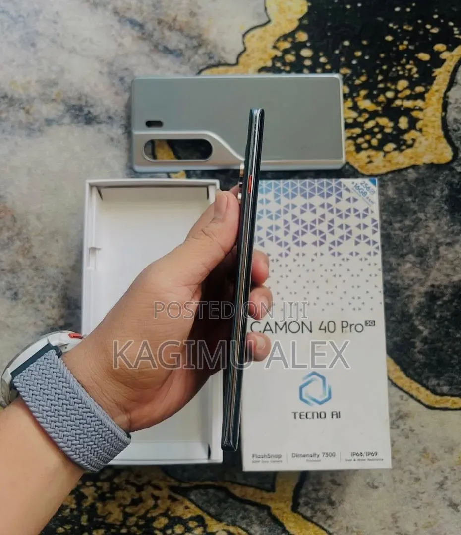 New Tecno Camon 40 Pro 5G 256 GB Black