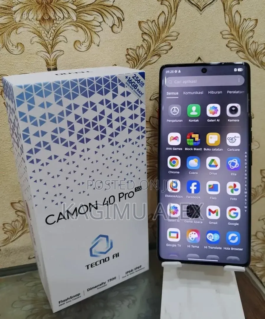 New Tecno Camon 40 Pro 5G 256 GB Black