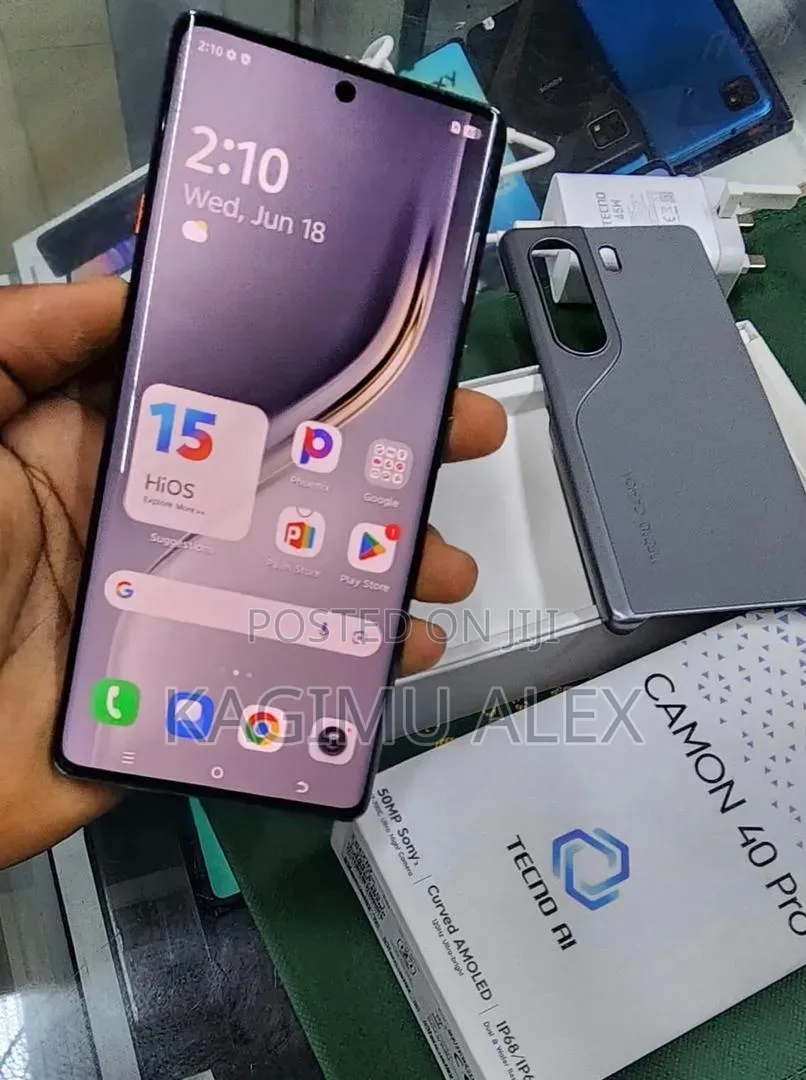 New Tecno Camon 40 Pro 5G 256 GB Black