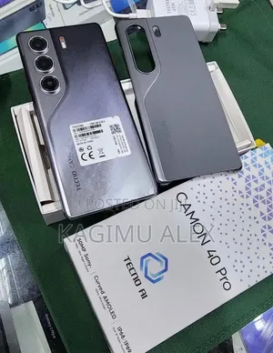 New Tecno Camon 40 Pro 5G 256 GB Black