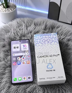 New Tecno Camon 40 Pro 5G 256 GB Black