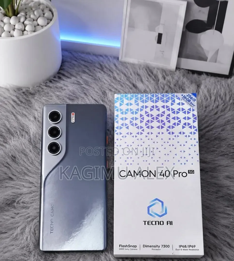New Tecno Camon 40 Pro 5G 256 GB Black