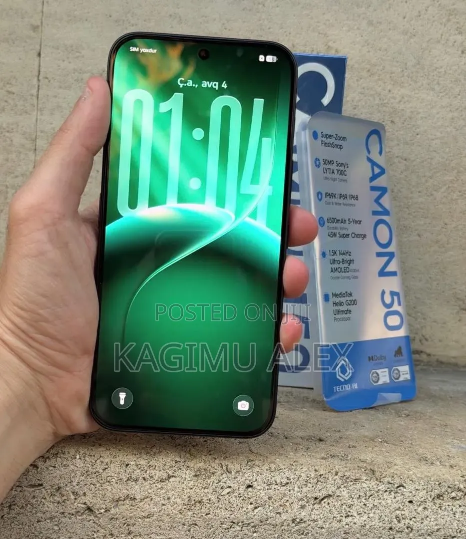 New Tecno Camon 50 256 GB Green