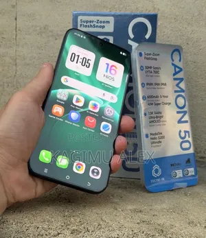 New Tecno Camon 50 256 GB Gray