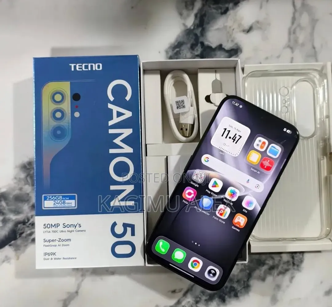 New Tecno Camon 50 256 GB Green