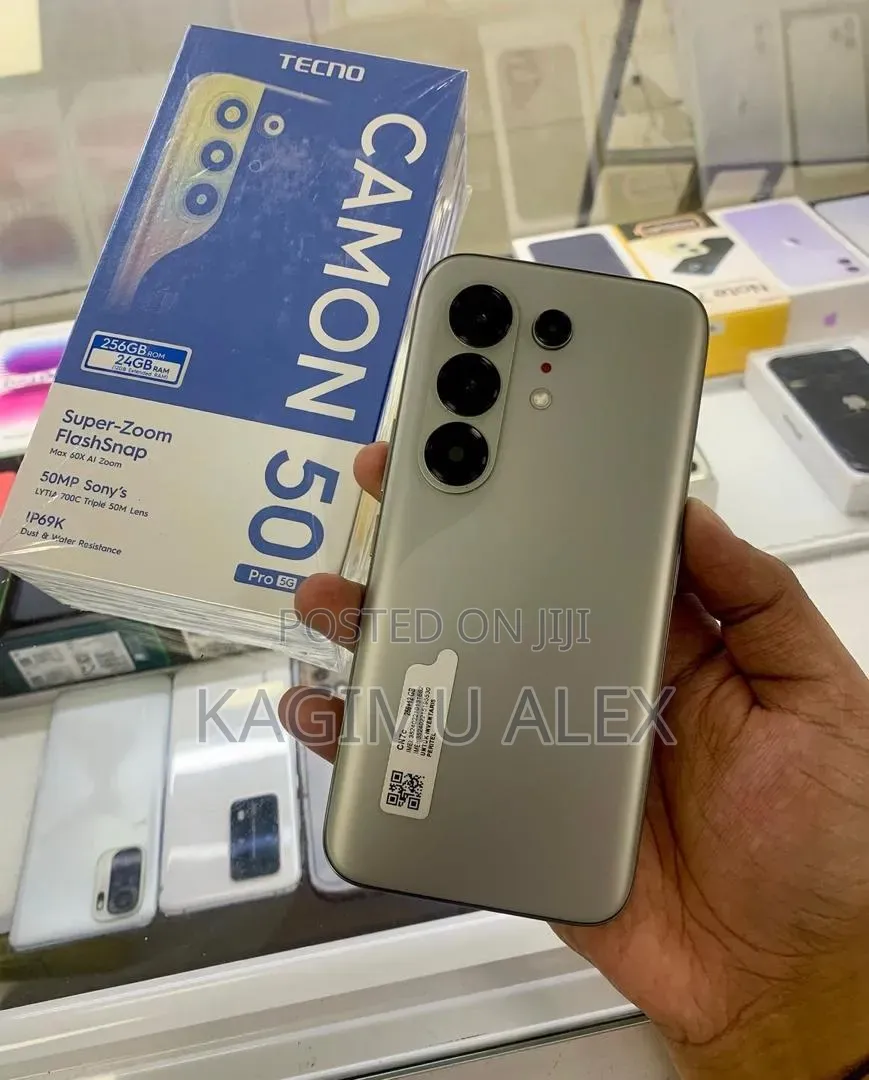 New Tecno Camon 50 Pro 256 GB Gray