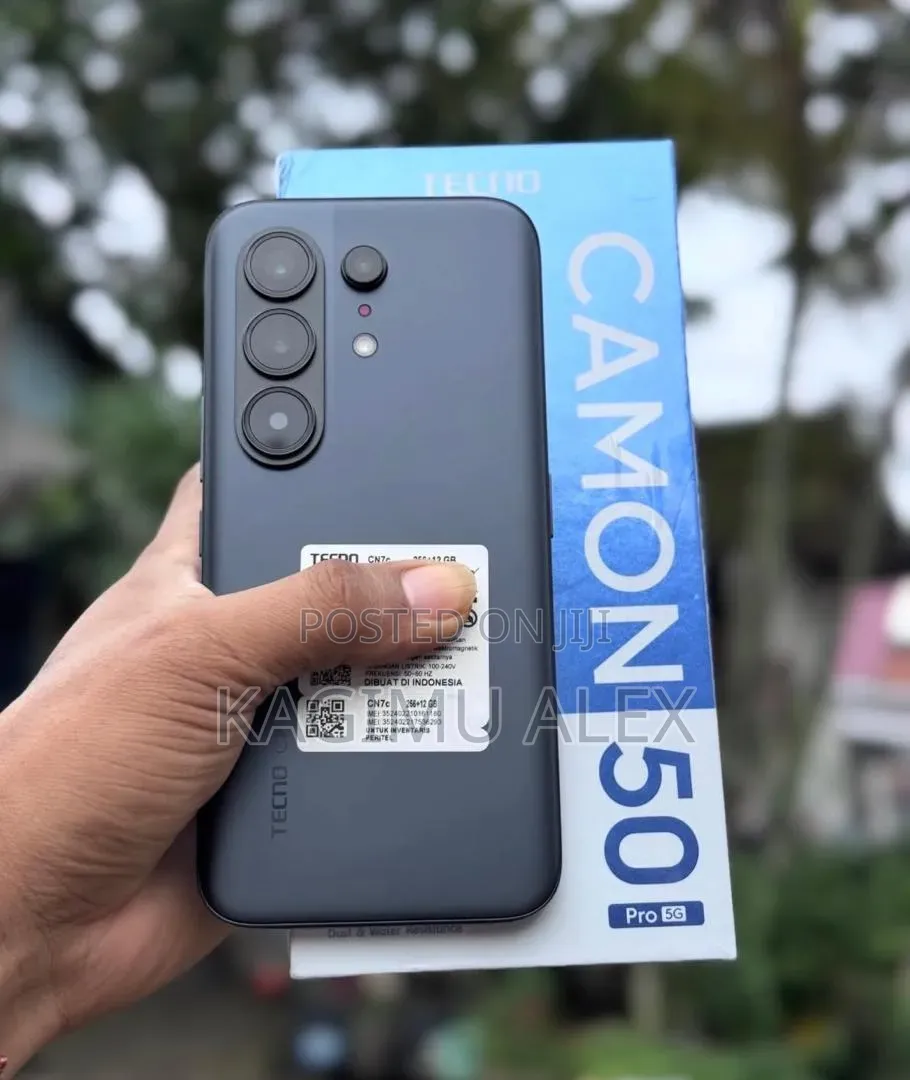 New Tecno Camon 50 Pro 256 GB Black