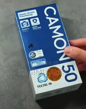 New Tecno Camon 50 Pro 256 GB Black