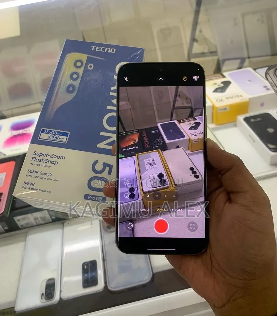 New Tecno Camon 50 Pro 256 GB Gray