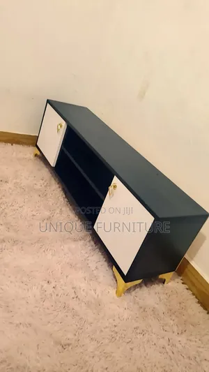 TV Stand Black and White