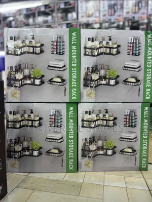 5-Pack Wall Mounted Corner Shower Caddy Set