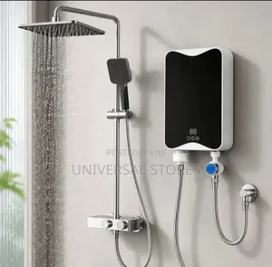 5500W Instant Tankless Electric Water Heater Shower Set.