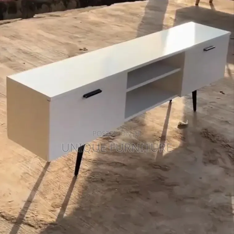 Simple White TV Stand, Stands