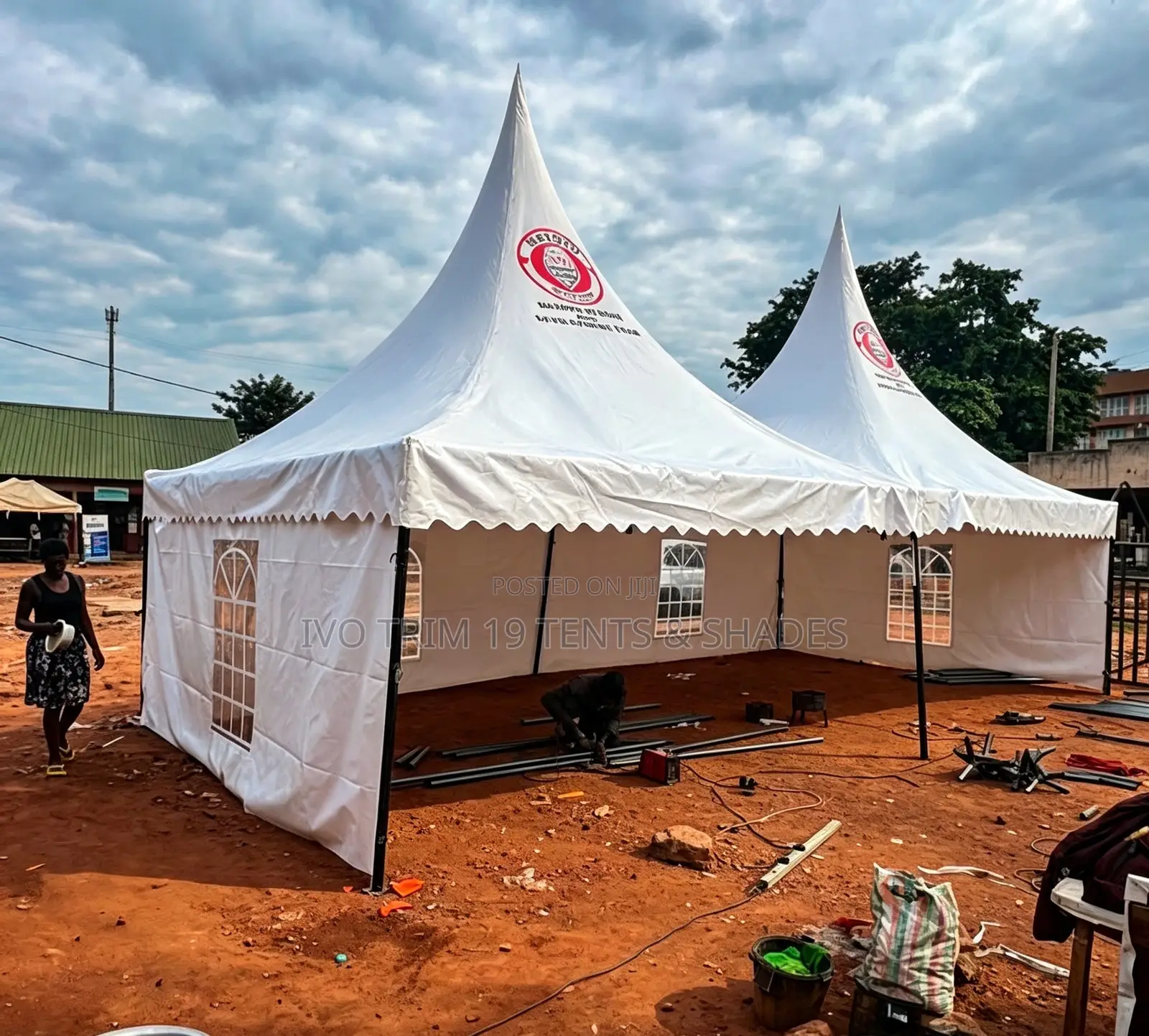 100seater Two Peaked Tent