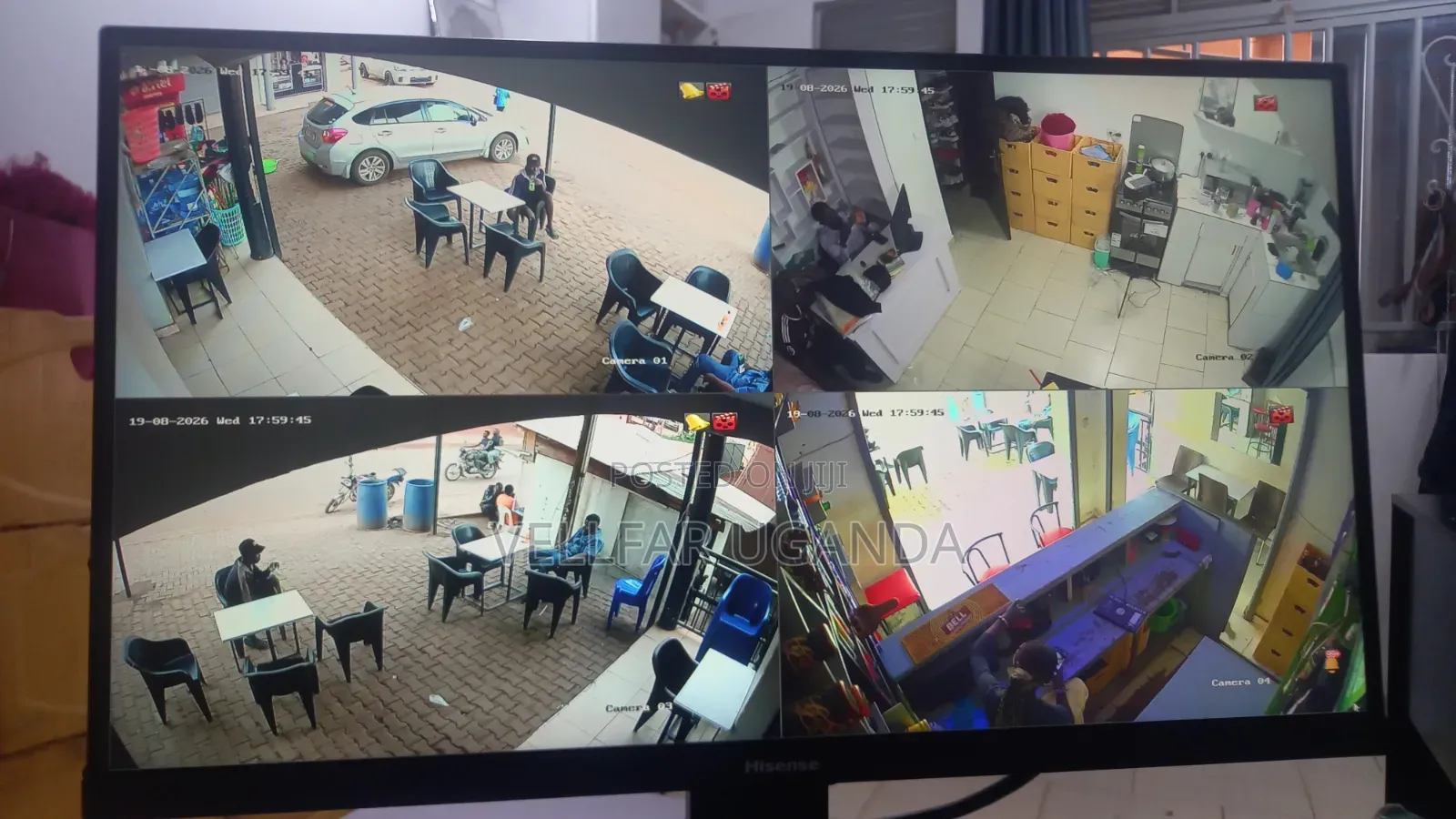 4 Security Camera Kit Full Installation