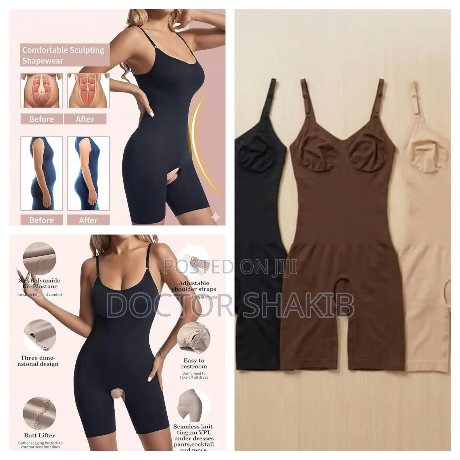 Seamless Bodysuit Shapewear for Women