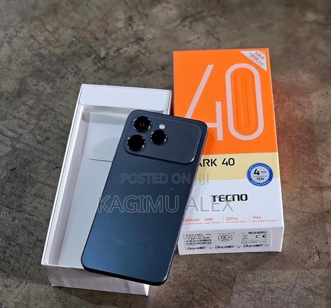 New Tecno Spark 40 256 GB Black