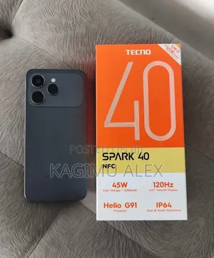New Tecno Spark 40 256 GB Black