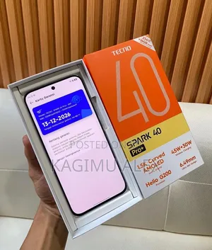 New Tecno Spark 40 Pro+ 256 GB Black