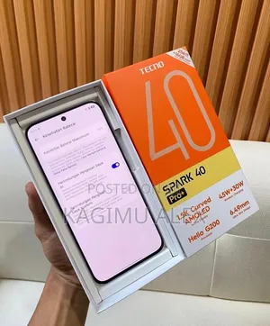 New Tecno Spark 40 Pro+ 256 GB Black
