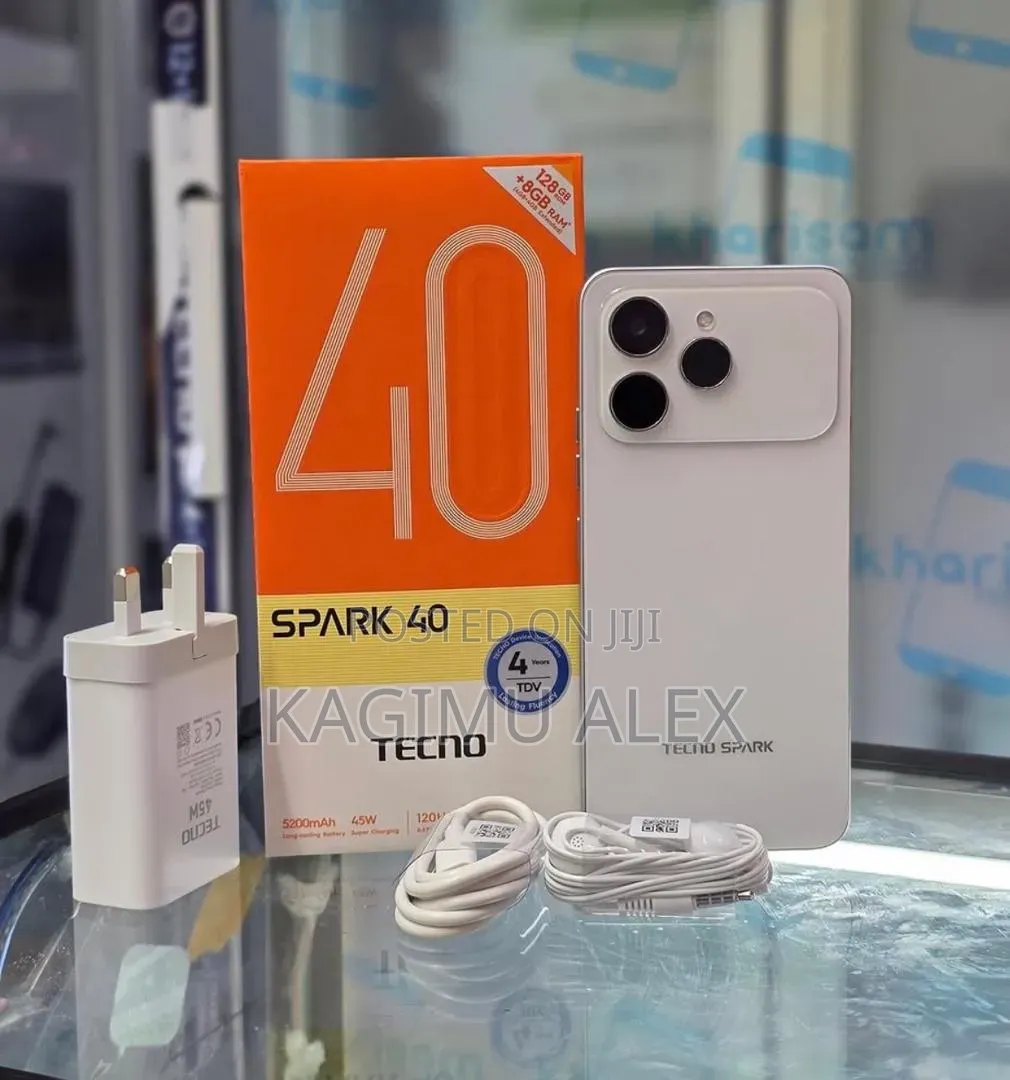 New Tecno Spark 40 256 GB White