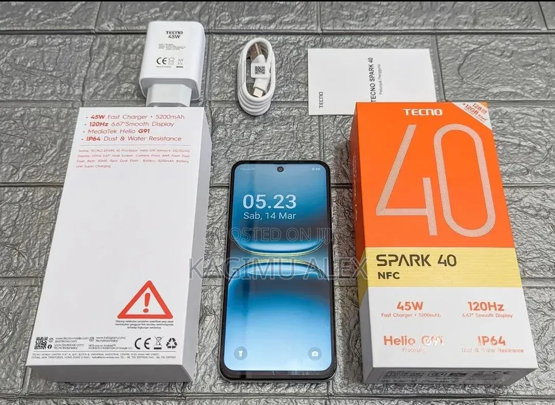 New Tecno Spark 40 256 GB White