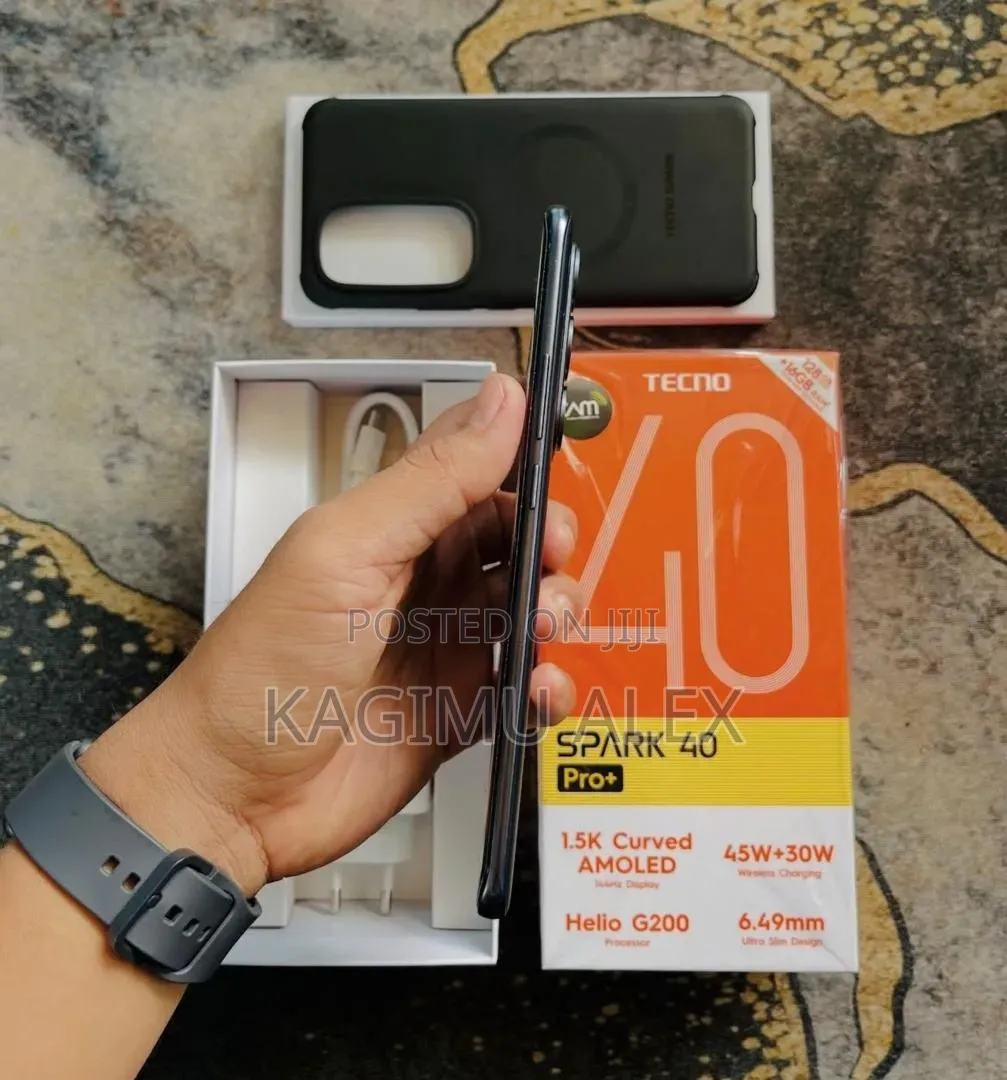 New Tecno Spark 40 Pro+ 256 GB Black