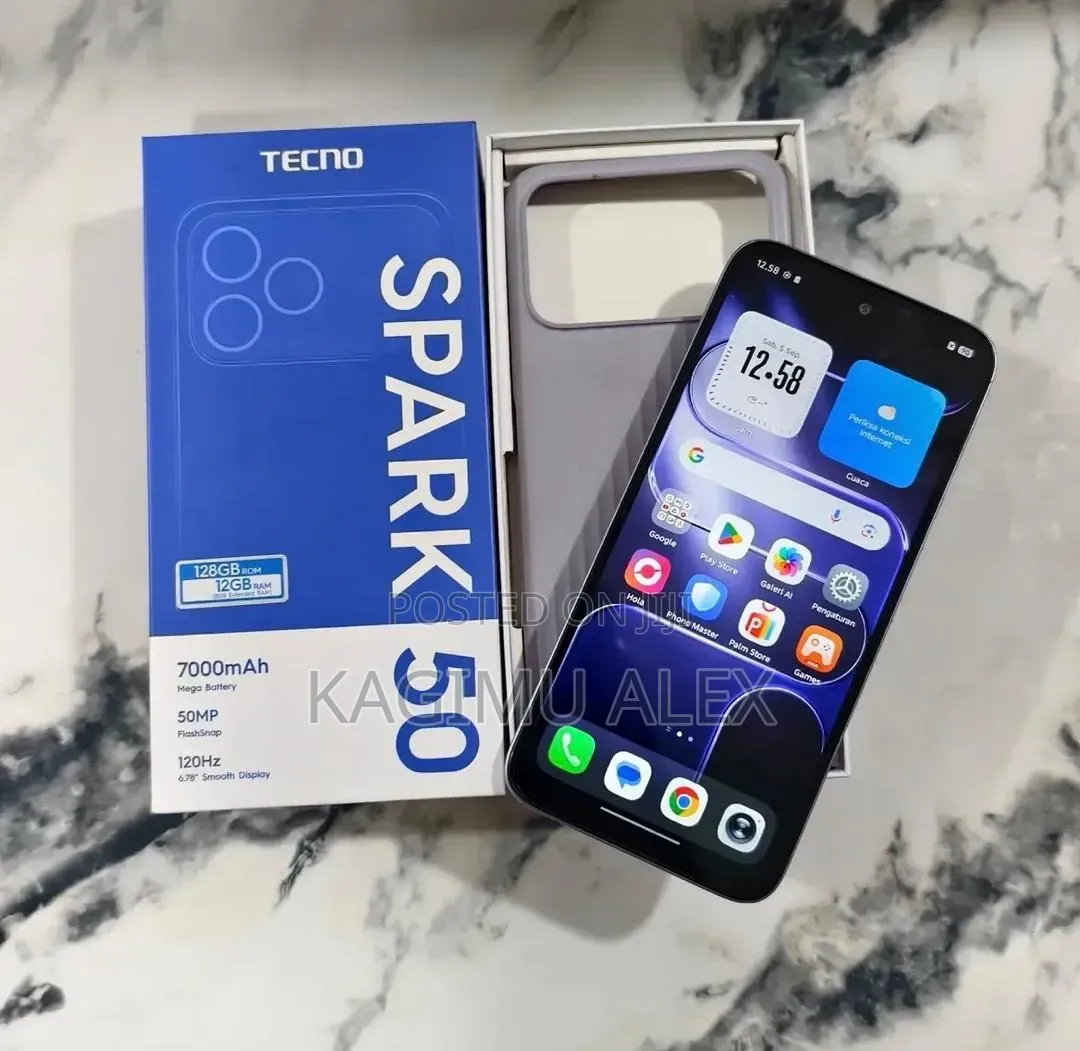 New Tecno Spark 50 128 GB Black