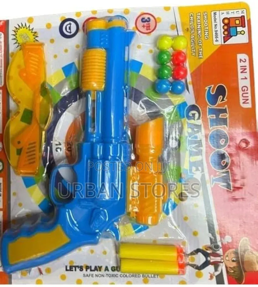 Bomb Gun Toy Set for Kids, Birthday Gift Play Set for Boys