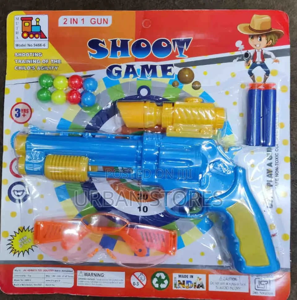 Bomb Gun Toy Set for Kids, Birthday Gift Play Set for Boys