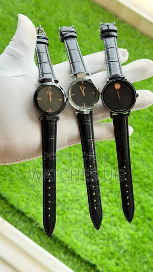 Black Leather Ladies’ Watches