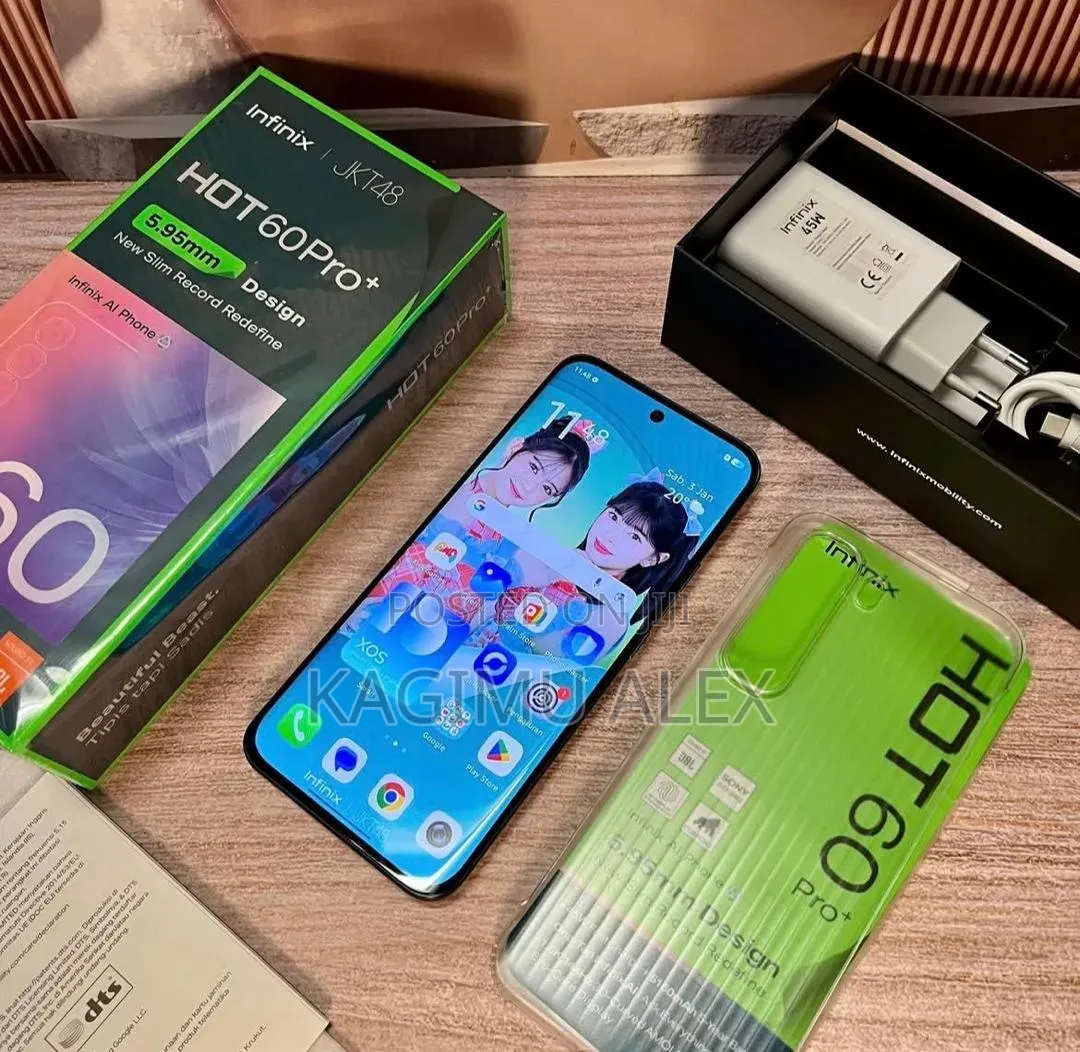 New Infinix Hot 60 Pro+ 256 GB Black