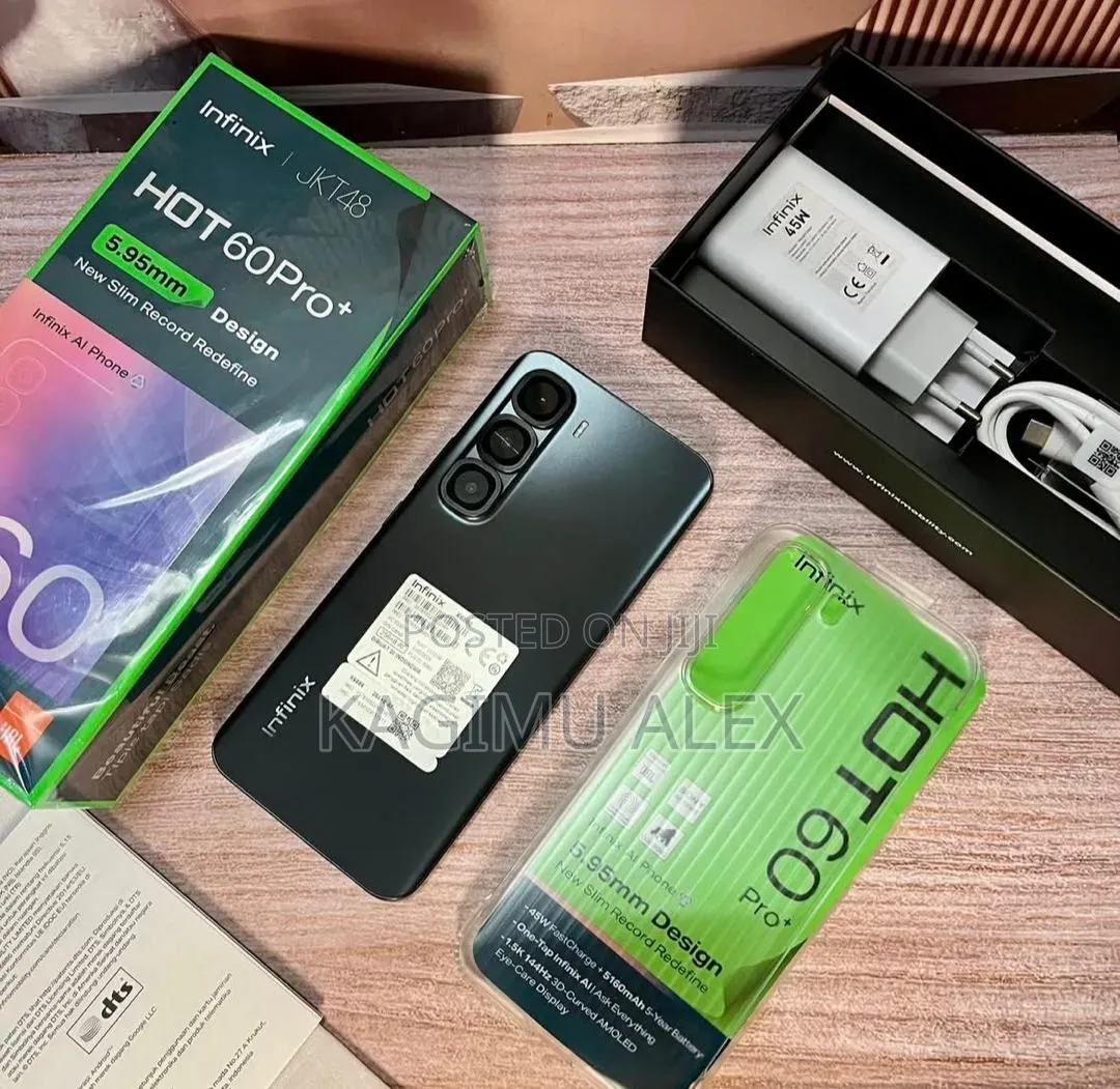 New Infinix Hot 60 Pro+ 256 GB Black