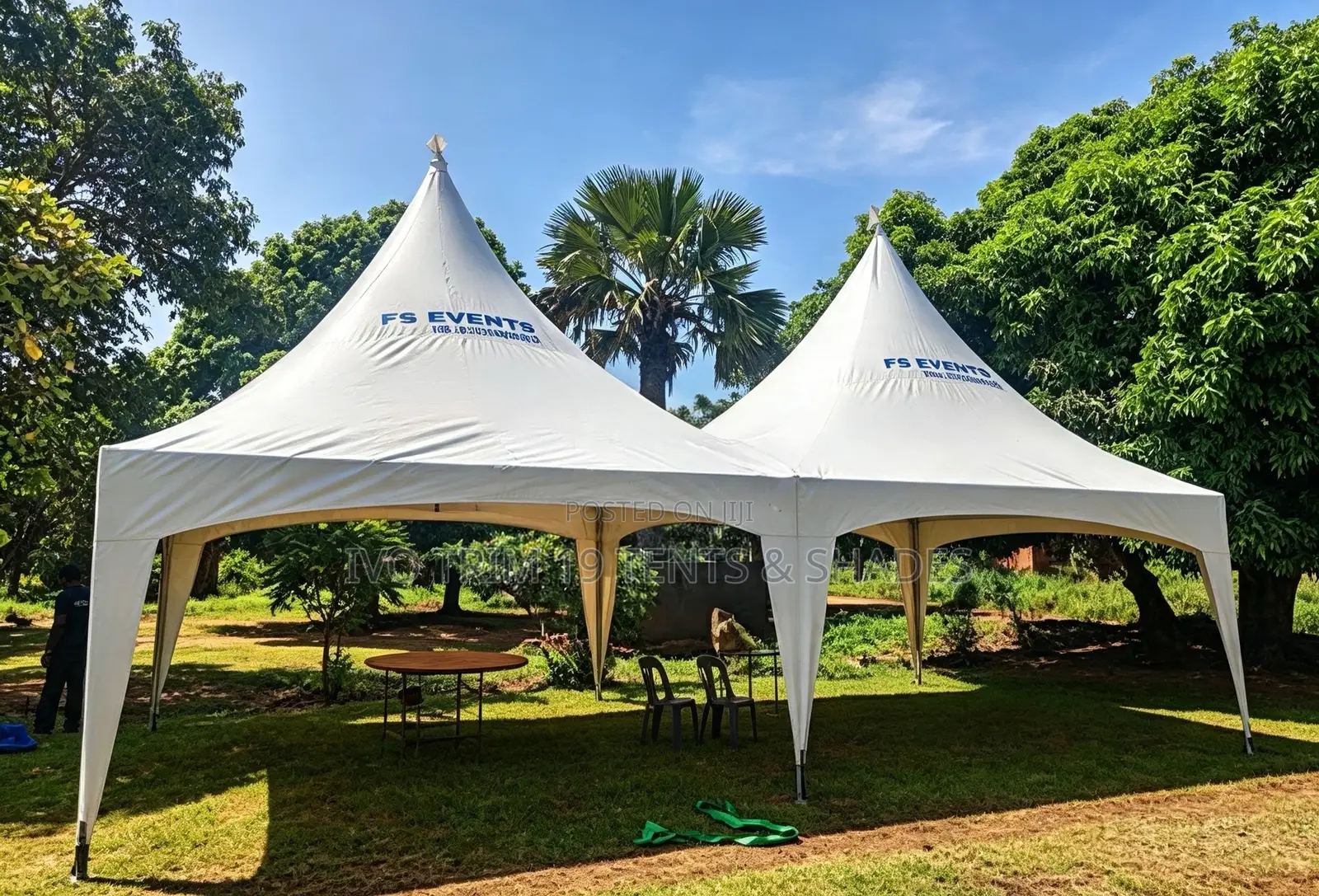 Twin-Peak Modular Pagoda Marquee Tent