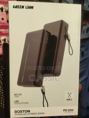 Green Lion Boston 20000mAh 20W Power Bank