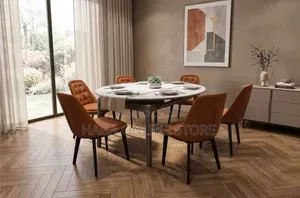 Round Dinning Table Six Seaters