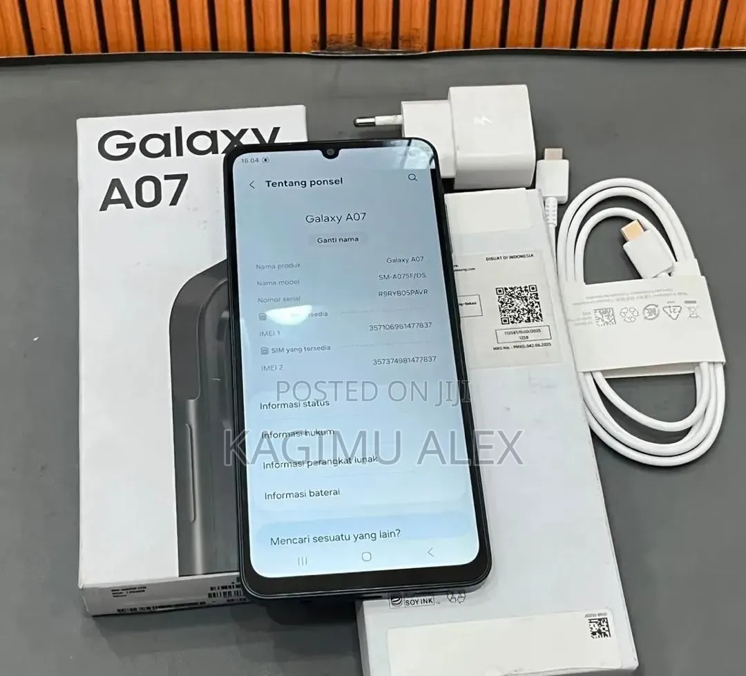 New Samsung Galaxy A07 128 GB Black