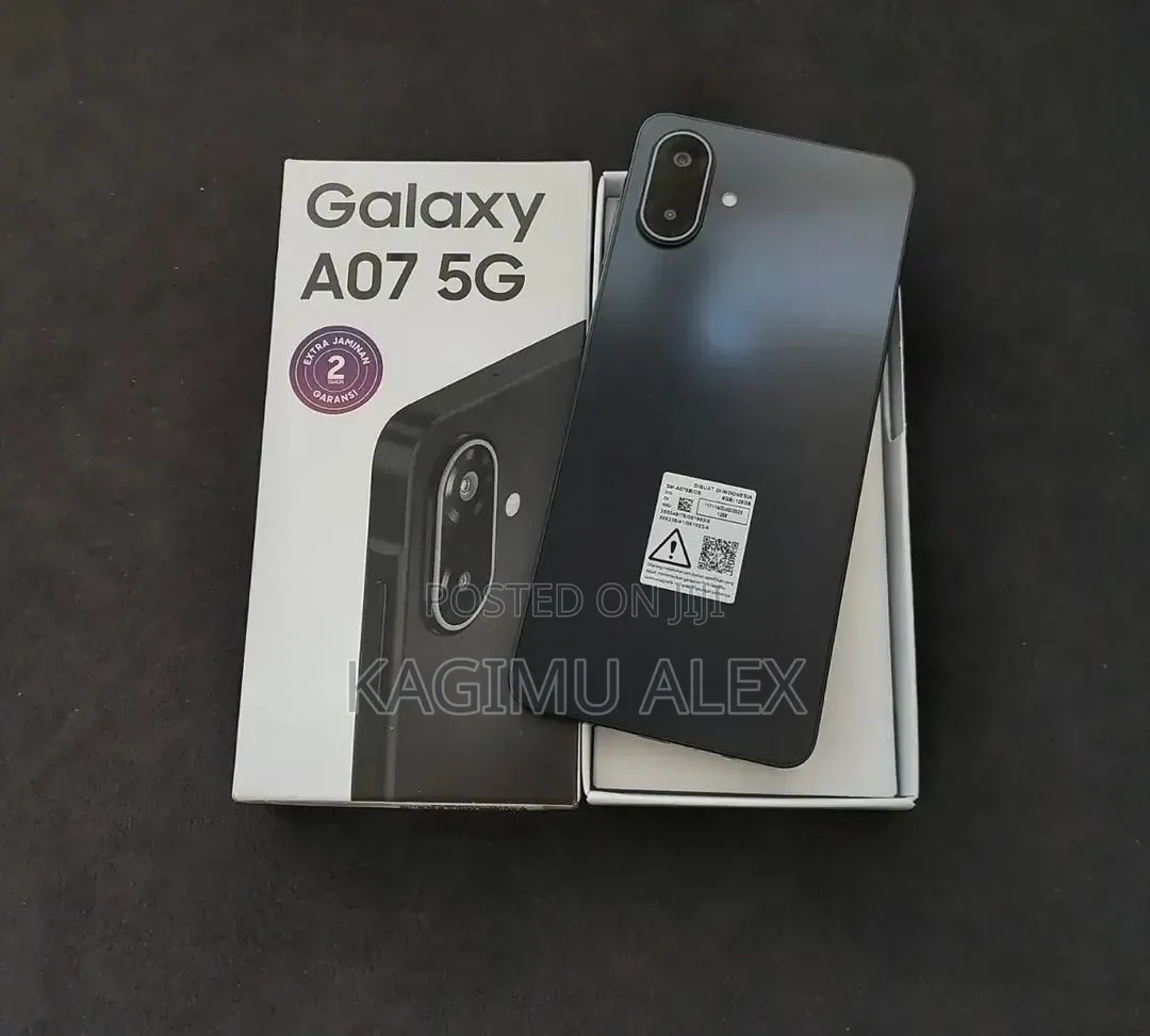 New Samsung Galaxy A07 128 GB Black