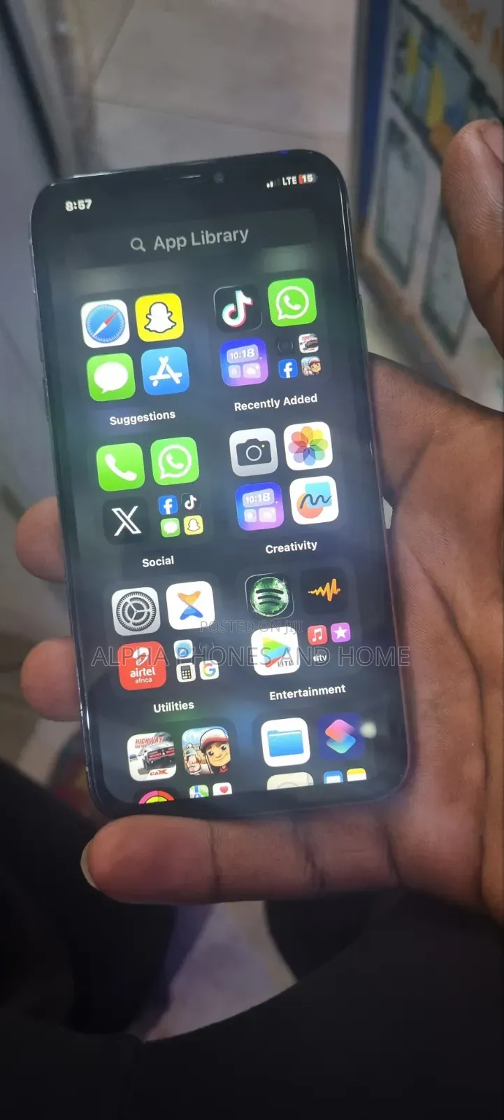Apple iPhone X 256 GB Black