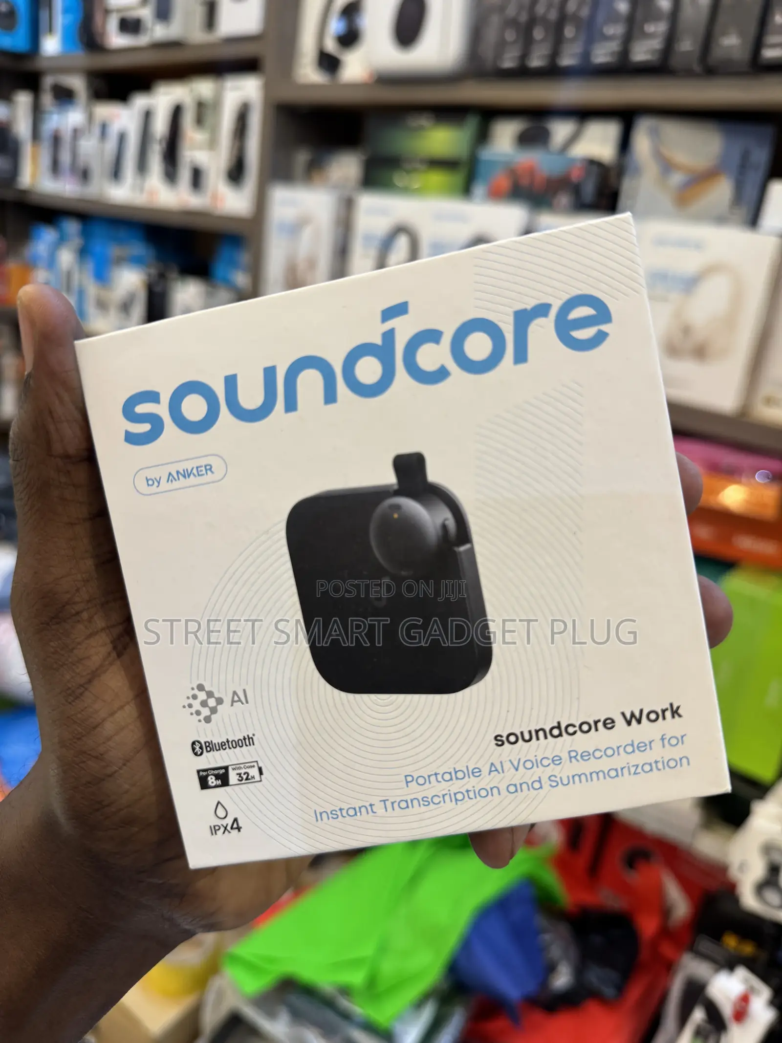 Anker Soundcore Work Coin Sized Ai Voice Recorder 8gb